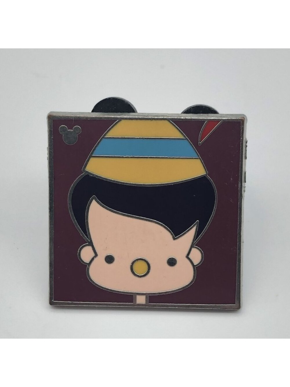 Disney enamel pin Pinocchio hidden Mickey